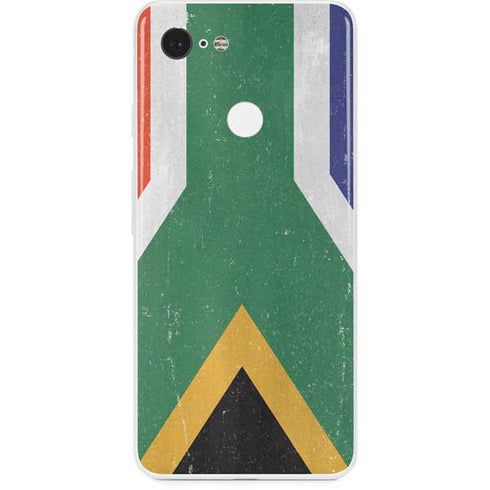 South Africa Flag Distressed Google Pixel 3 Skin